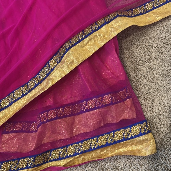 saree sari blouse included - Picture 2 of 4